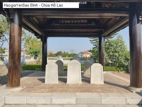 dinh - chua ho lao