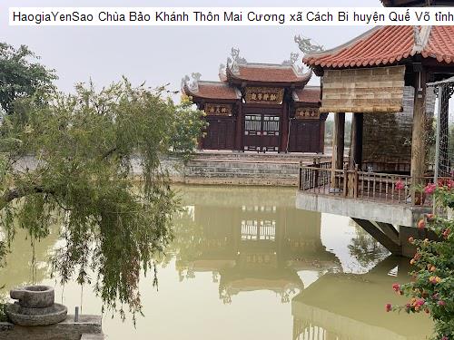 chua bao khanh thon mai cuong xa cach bi huyen que vo tinh bac ninh