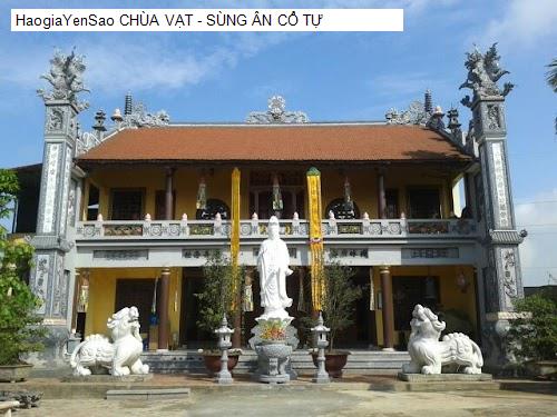 chua vat - sung an co tu
