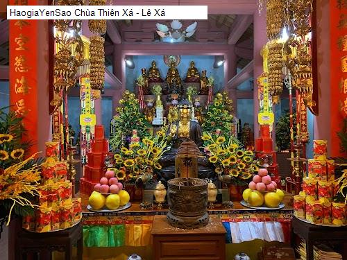 chua thien xa - le xa