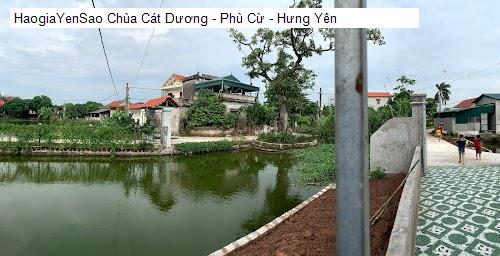 chua cat duong - phu cu - hung yen