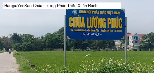 chua luong phuc thon xuan bach