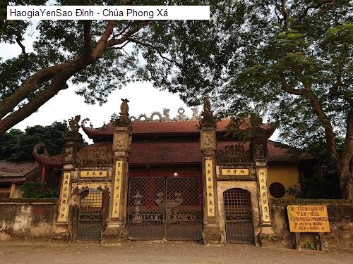 dinh - chua phong xa