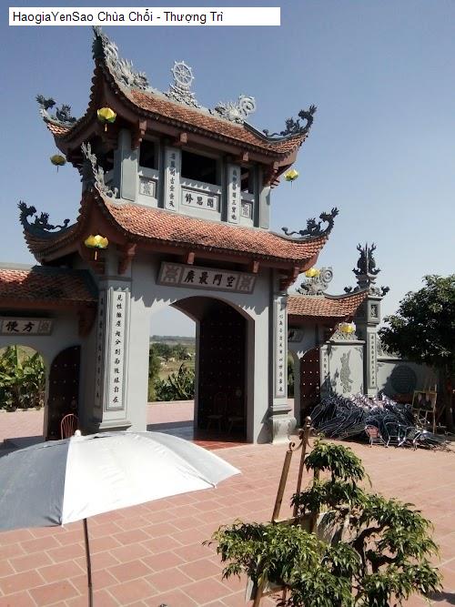 chua choi - thuong tri