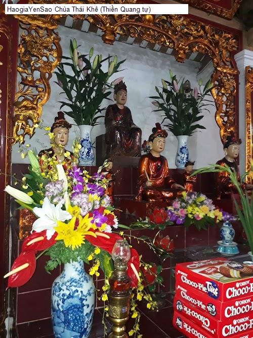 chua thai khe (thien quang tu)