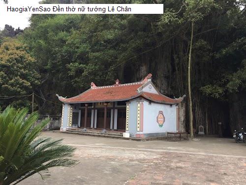 den tho nu tuong le chan