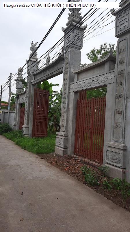 chua tho khoi ( thien phuc tu)