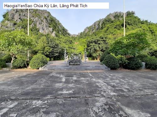 chua ky lan, lang phat tich