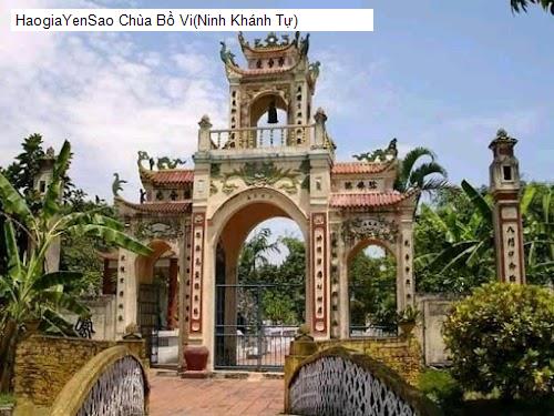 chua bo vi(ninh khanh tu)