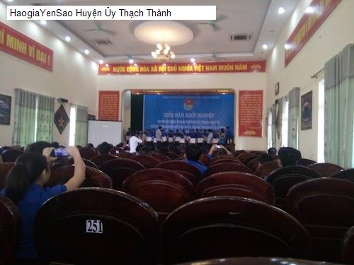 huyen uy thach thanh