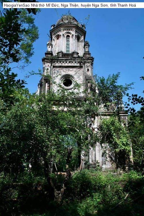 nha tho mi duc, nga thien, huyen nga son, tinh thanh hoa