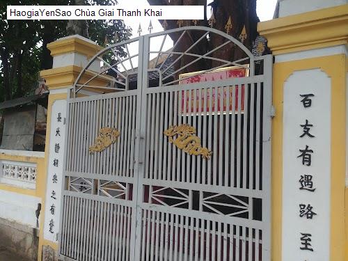 chua giai thanh khai