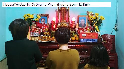 tu duong ho pham (huong son, ha tinh)