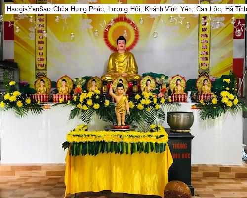 chua hung phuc, luong hoi, khanh vinh yen, can loc, ha tinh, viet nam