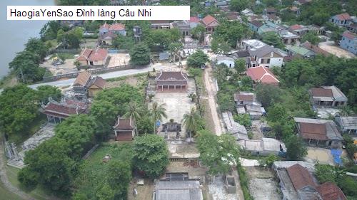 dinh lang cau nhi