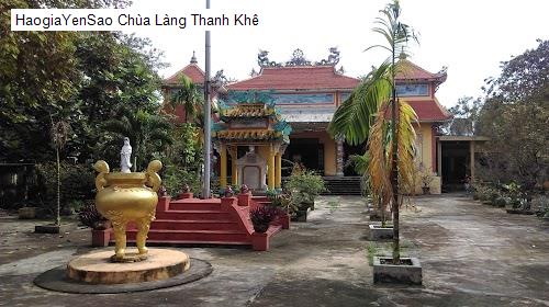 chua lang thanh khe