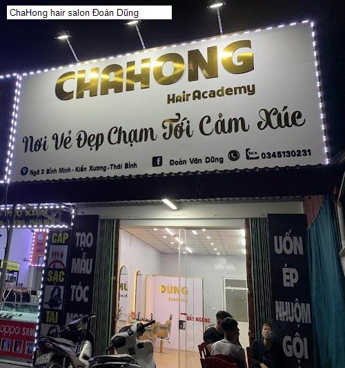 chahong hair salon doan dung