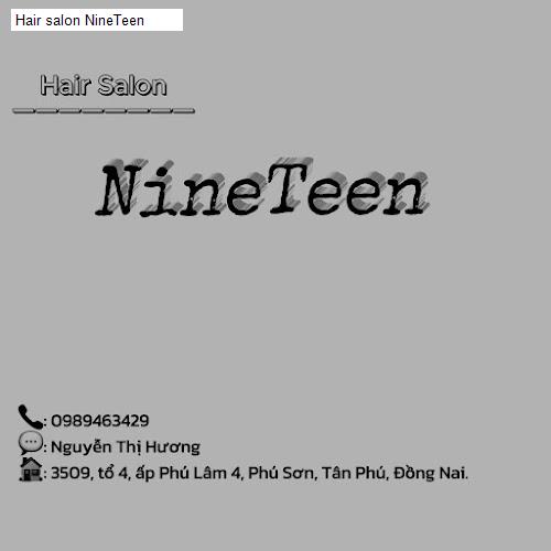 hair salon nineteen