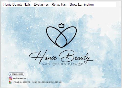 hanie beauty nails - eyelashes - relax hair - brow lamination