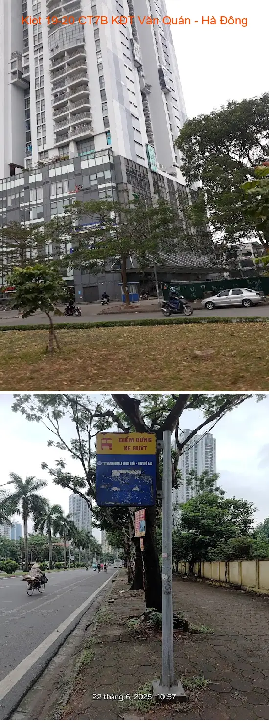 Kiosk 19-20 CT7B Van Quan Urban Area - Ha Dong