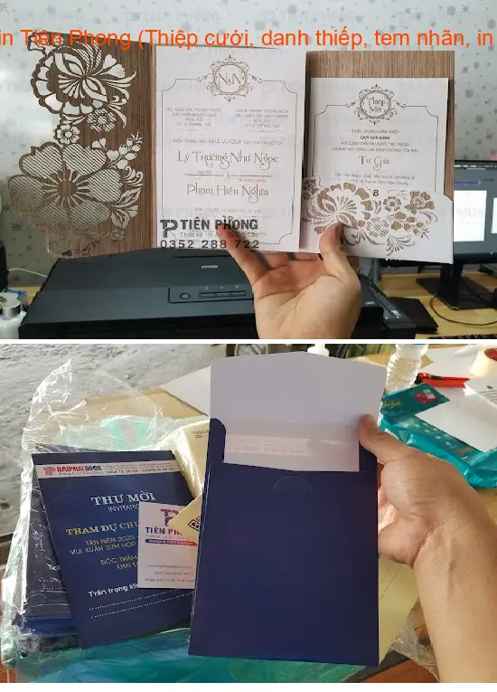 Tien Phong Printing Workshop (Wedding invitations, business cards, labels, color printing, etc.)