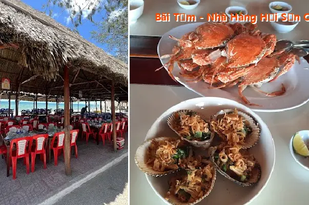 Beach - Seafood Restaurant Cay Duong Ho Tram