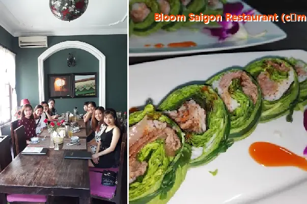 Bloom Saigon Restaurant (office lunch, à la carte...)
