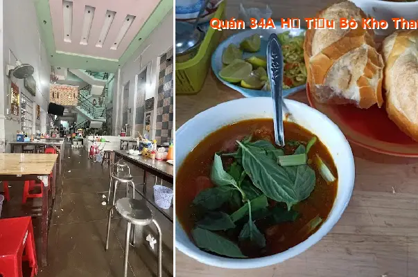 Restaurant 34A, Beef Noodle Soup in Tham Luong