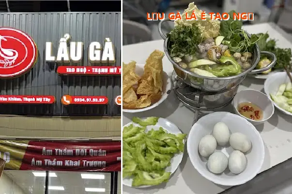 TAO NGO CHICKEN HOT POT WITH PERILLA LEAVES