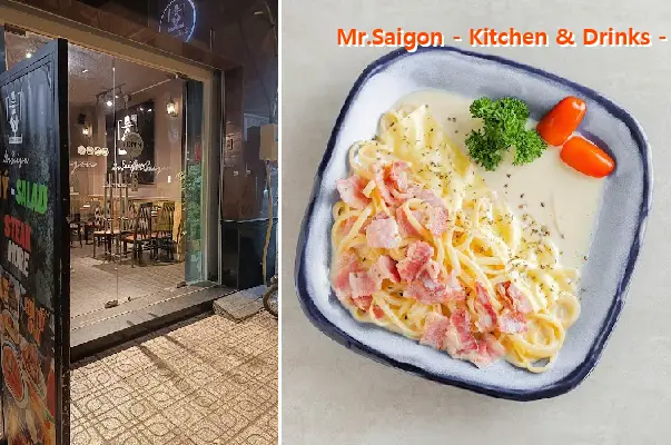 Mr.Saigon - Kitchen & Drinks - Italian Pasta, Saigon Salad - Tan Binh