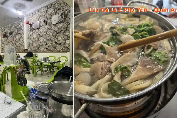 Chicken Hot Pot with Basil Leaves - Phu Yen Style - Anh Thu Restaurant