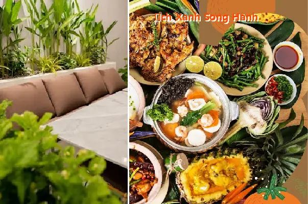 Green Frogs Walking Together