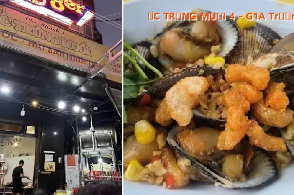 SALTED EGG SNAILS 4 - G1A Truong Son (Bac Hai Residential Area), District 10, Ho Chi Minh City