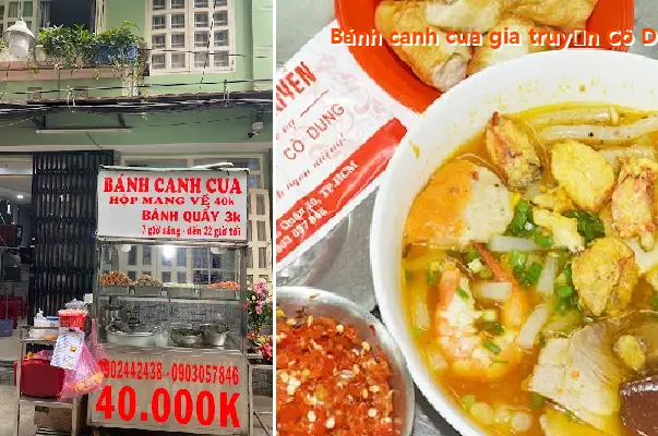 Co Dung s traditional crab noodle soup