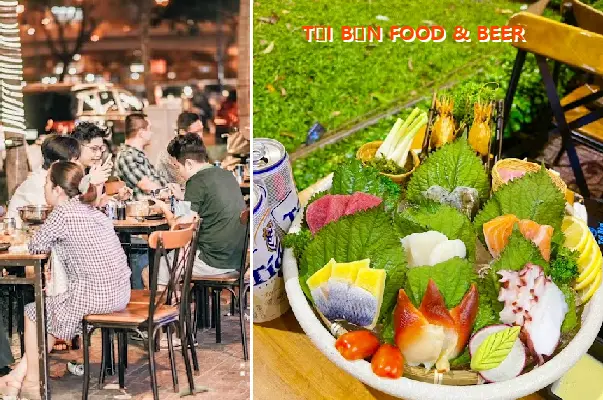 ARRIVING AT THE FOOD & BEER HARBOR