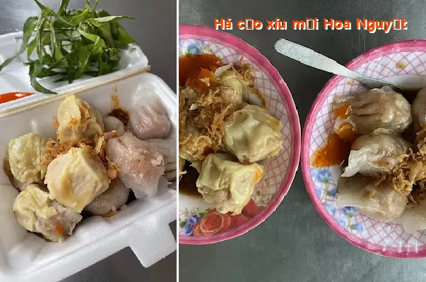 Hoa Nguyet Dumplings and Shumai