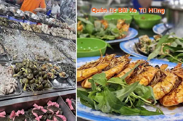 Tu Hang Snail Restaurant near the Parking Lot