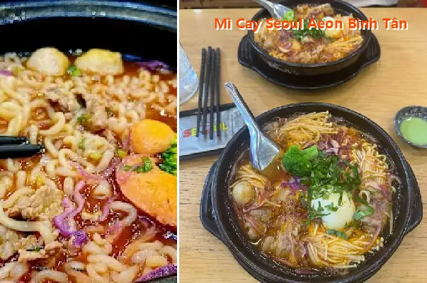 Seoul Spicy Noodles at Aeon Binh Tan