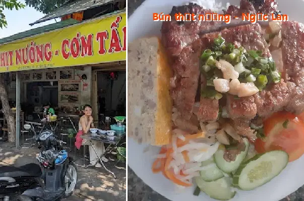 Grilled pork vermicelli - Ngoc Lan