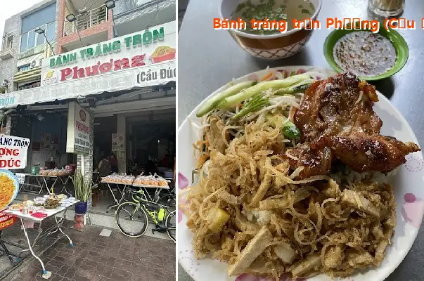 Phuong s mixed rice paper salad (Cau Duc)