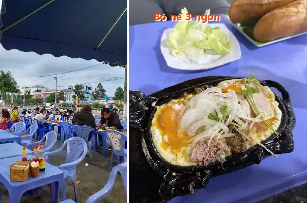 Beef stir-fry with 3 delicious dishes