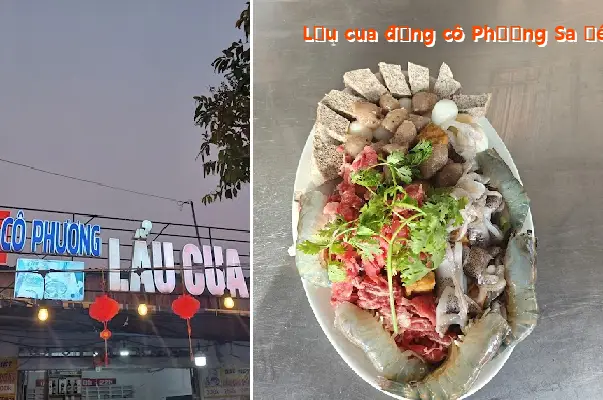 Crab hotpot at Co Phuong s in Sa Dec, Dong Thap