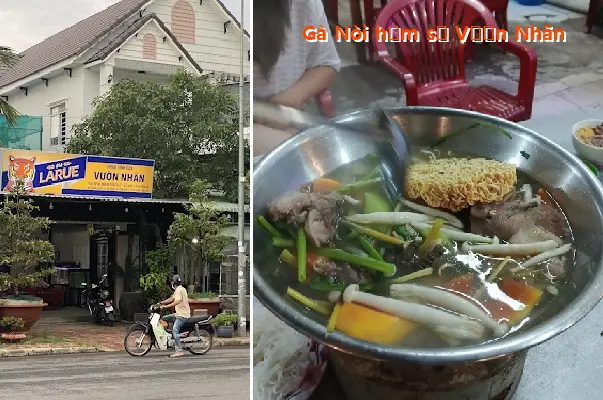 Stewed free-range chicken with lemongrass from Vuon Nhan