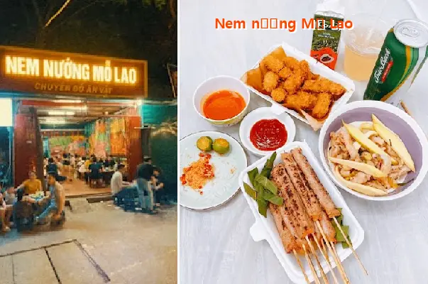 Mo Lao grilled spring rolls