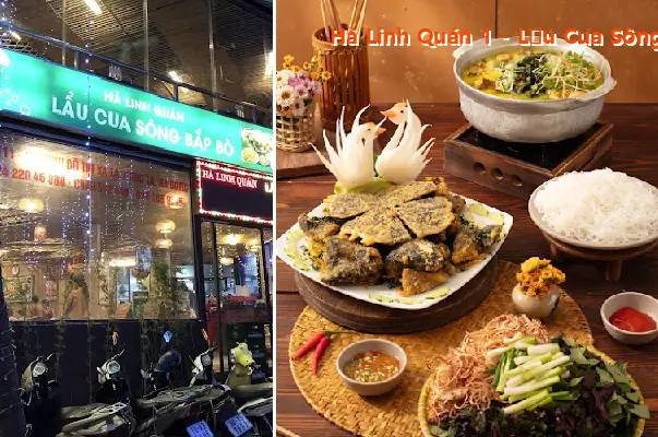 Ha Linh Restaurant 1 - River Crab Hot Pot - Xa La - Ha Dong