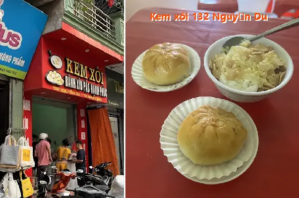 Sticky rice ice cream at 132 Nguyen Du