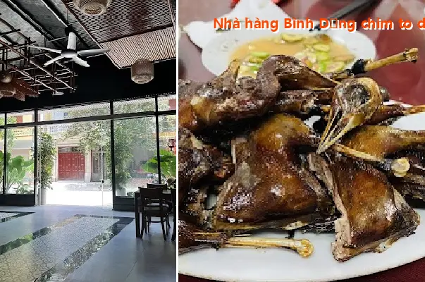 Binh Dung Restaurant, the bird is getting bigger