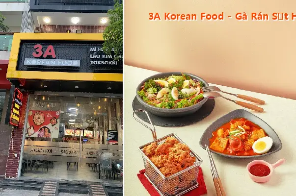 3A Korean Food - Korean Fried Chicken, Spicy Korean Noodles & Tokbokki