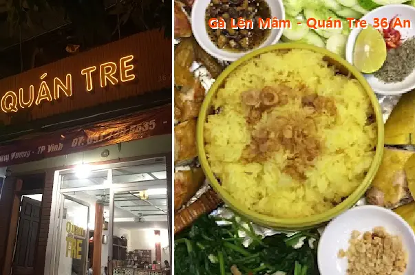 Chicken on a Platter - Quan Tre Restaurant, 36 An Duong Vuong Street