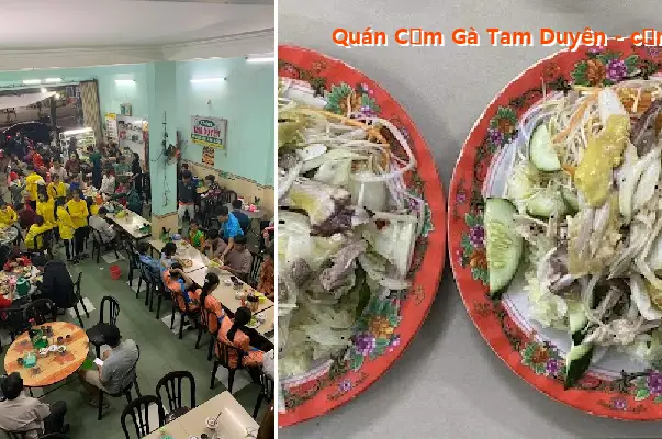 Tam Duyen Chicken Rice Restaurant - delicious and reputable chicken rice in Tam Ky.